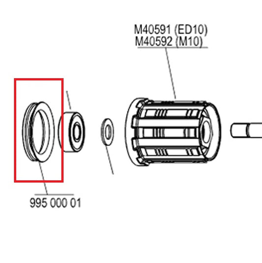 MAVIC Lip Seal for FTS-L/FTS-X Freewheel Body