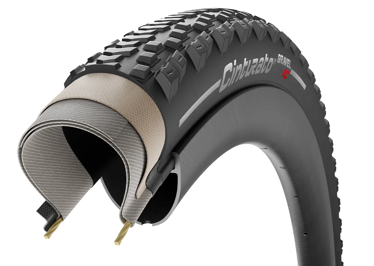 PIRELLI CINTURATO tire GRAVEL RC 700x45c Tubeless Ready Black