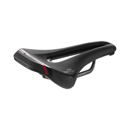 Σέλα SAN MARCO GROUND SHORT OPEN-FIT CARBON FX 140mm Μαύρο