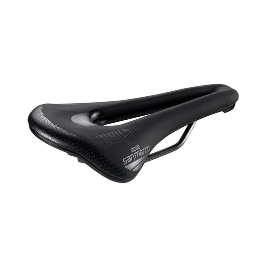 Σέλα SAN MARCO SHORTFIT 2.0 SUPERCOMFORT OPEN-FIT RACING S3 Πλάτος 140 χιλιοστά Χαλύβδινες ράγες Xsilite