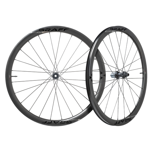 Ζεύγος τροχών MICHE CARBO GRAFF EVO DISC Tubeless Ready (Center Lock)