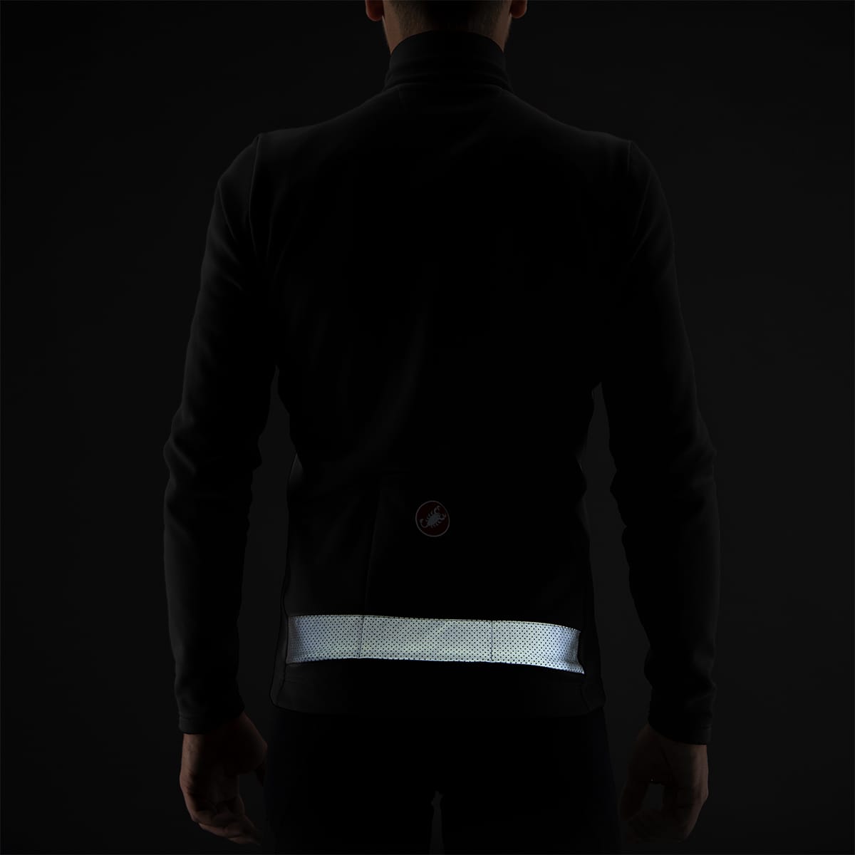 CASTELLI PURO 3 FZ Long Sleeve Jersey Μαύρο/γκρι