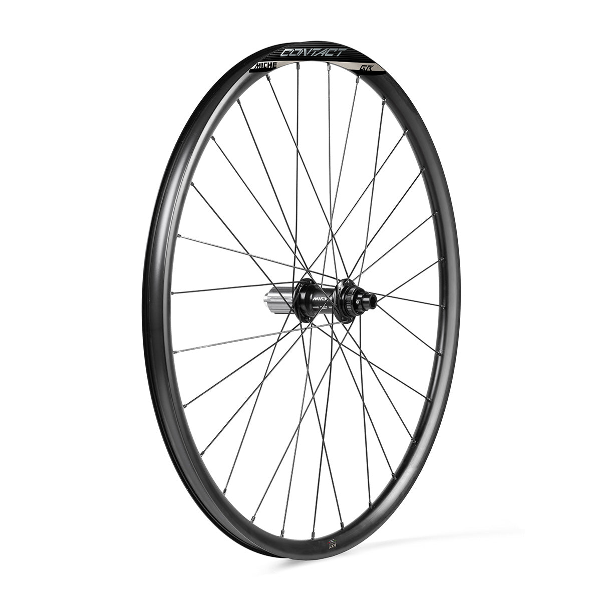 Pair of MICHE CONTACT GR DISC wheels with tires (Center Lock)