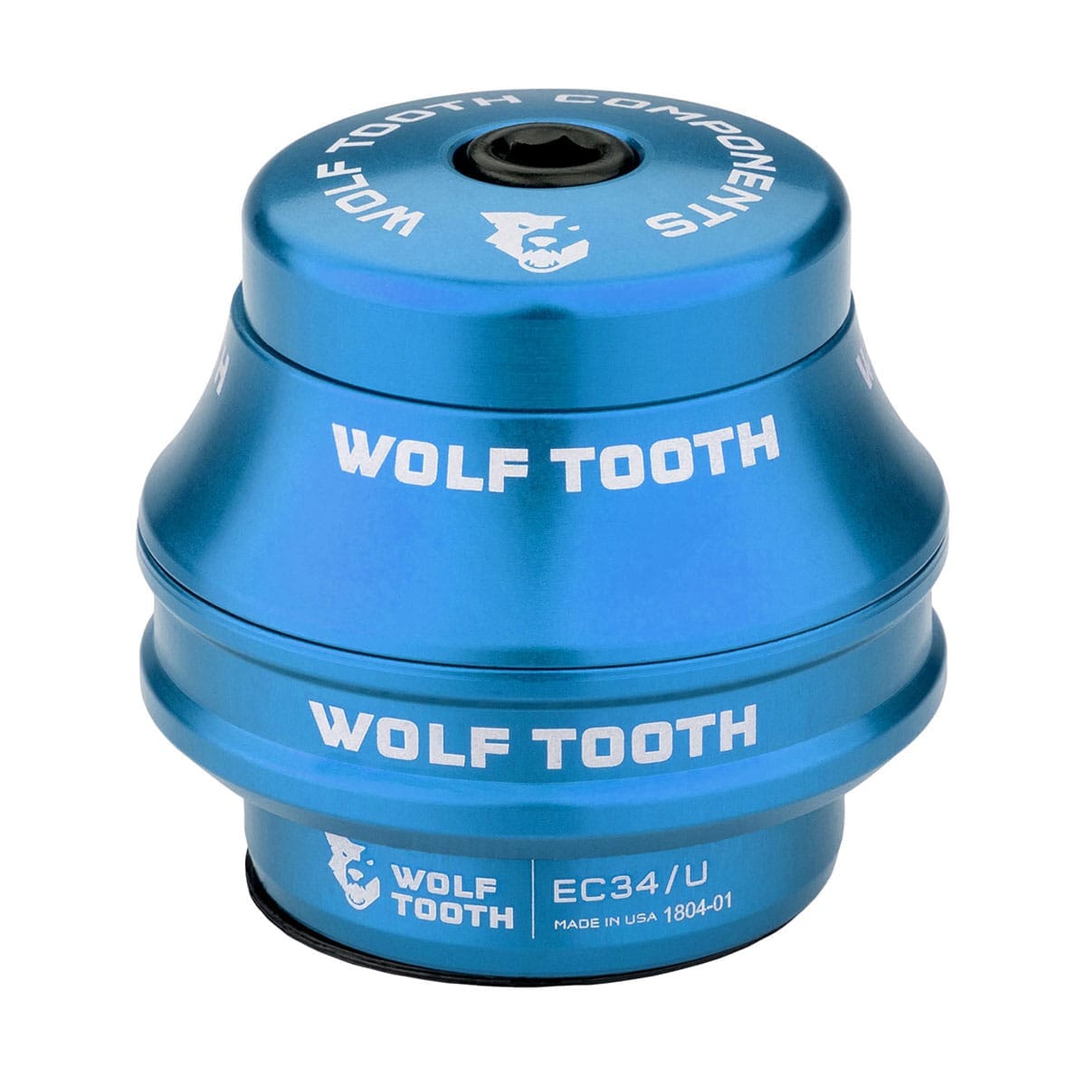 Υψηλό κύπελλο για εξωτερικό ακουστικό WOLF TOOTH PREMIUM 1 "1/8 EC34 Stack 16 mm Μπλε