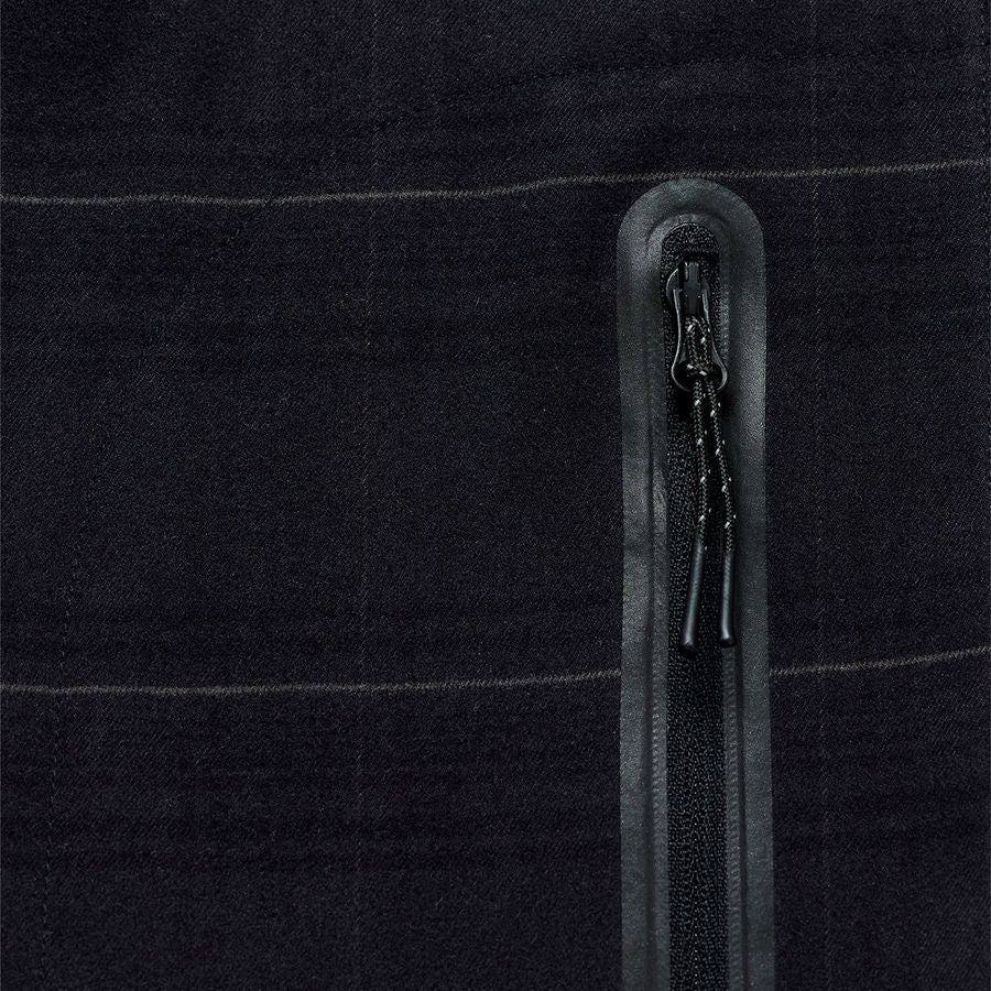 TROY LEE GRIND DESIGNS FLANNEL PLAID Carbon Τεχνικό πουκάμισο