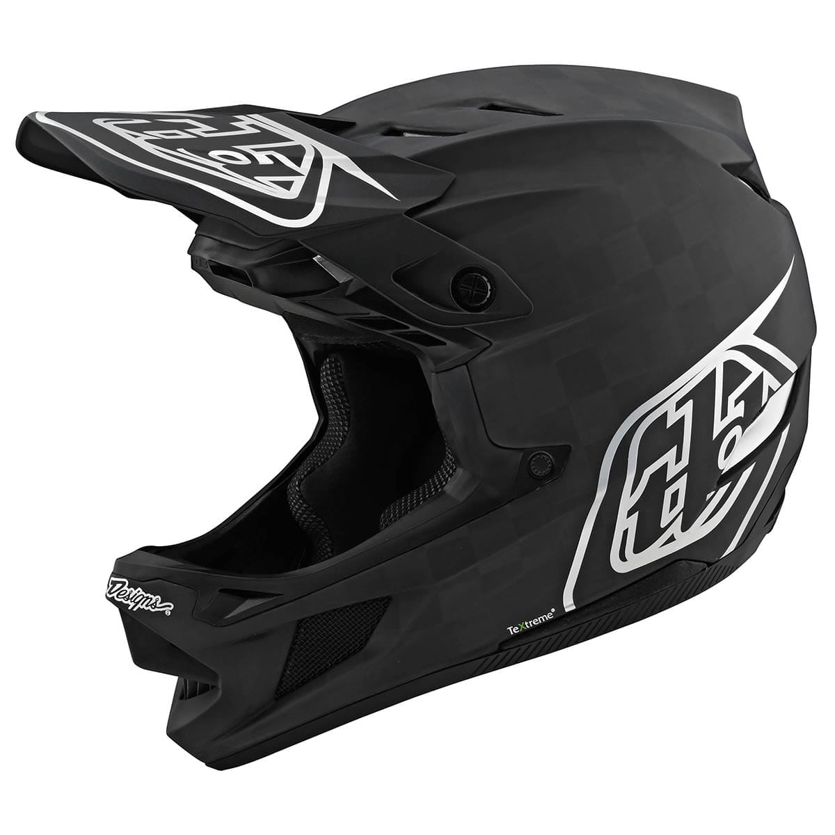 TROY LEE DESIGNS D4 CARBON MIPS MTB Helmet Black/Silver