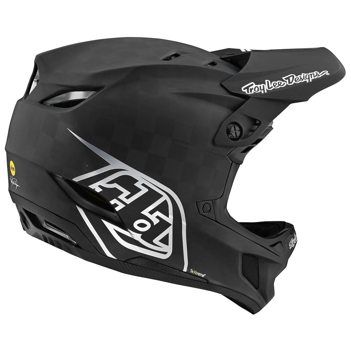 TROY LEE DESIGNS D4 CARBON MIPS MTB Helmet Black/Silver