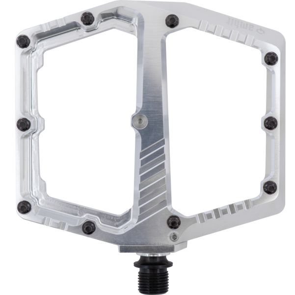 AMBIT Breach Medium Silver flat pedals