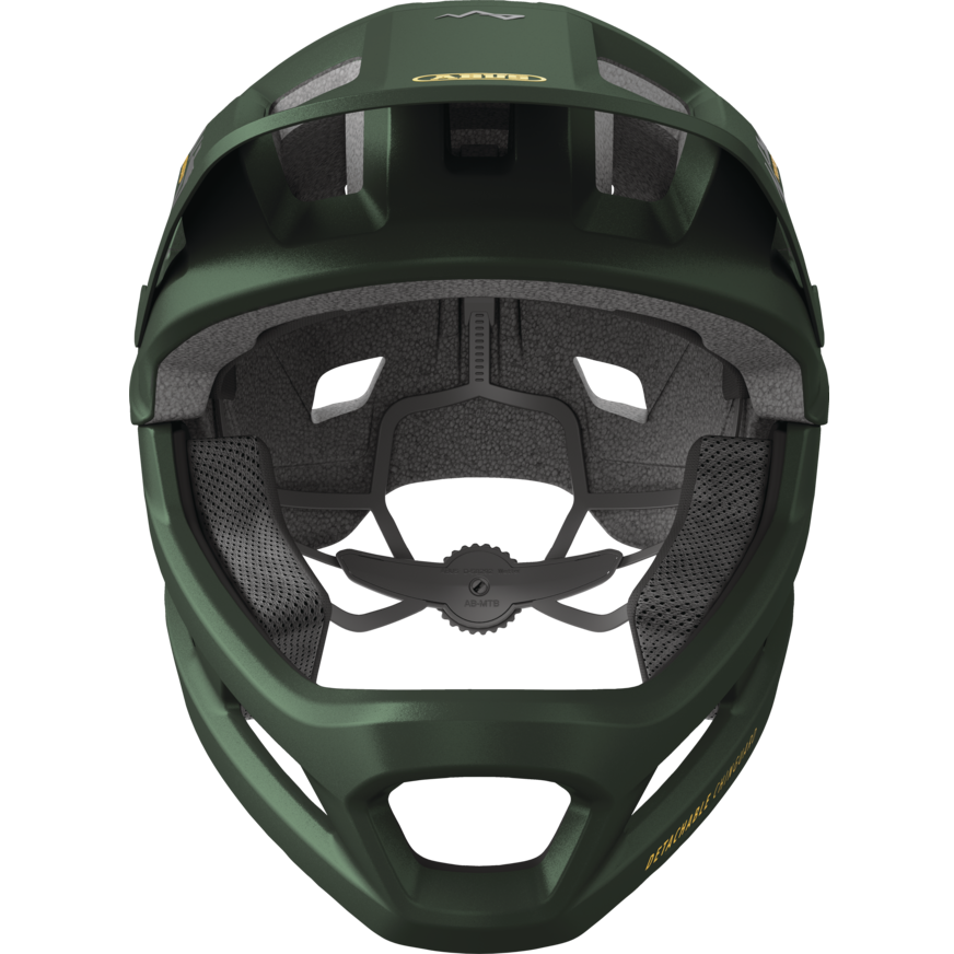 ABUS YOUDROP FF Junior Moss Green Mountain Bike Helmet
