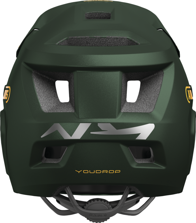 ABUS YOUDROP FF Junior Moss Green Mountain Bike Helmet