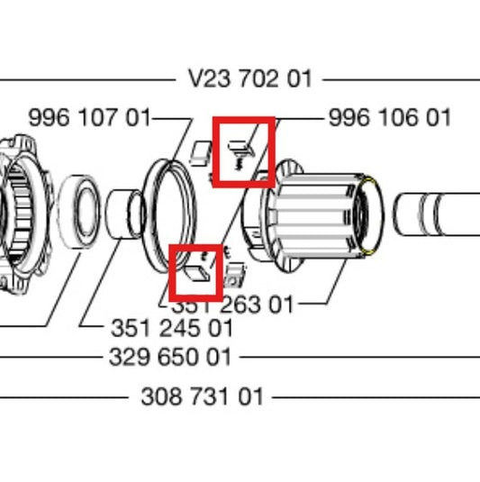 MAVIC PAWLS KIT FOR ITS-4 (OR TS-2)