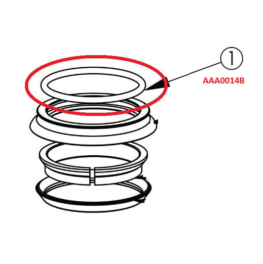 CANE CREEK 40 Σφραγίδα καλύμματος κορυφής 1-1/8" ZS44 Headset, μπλε