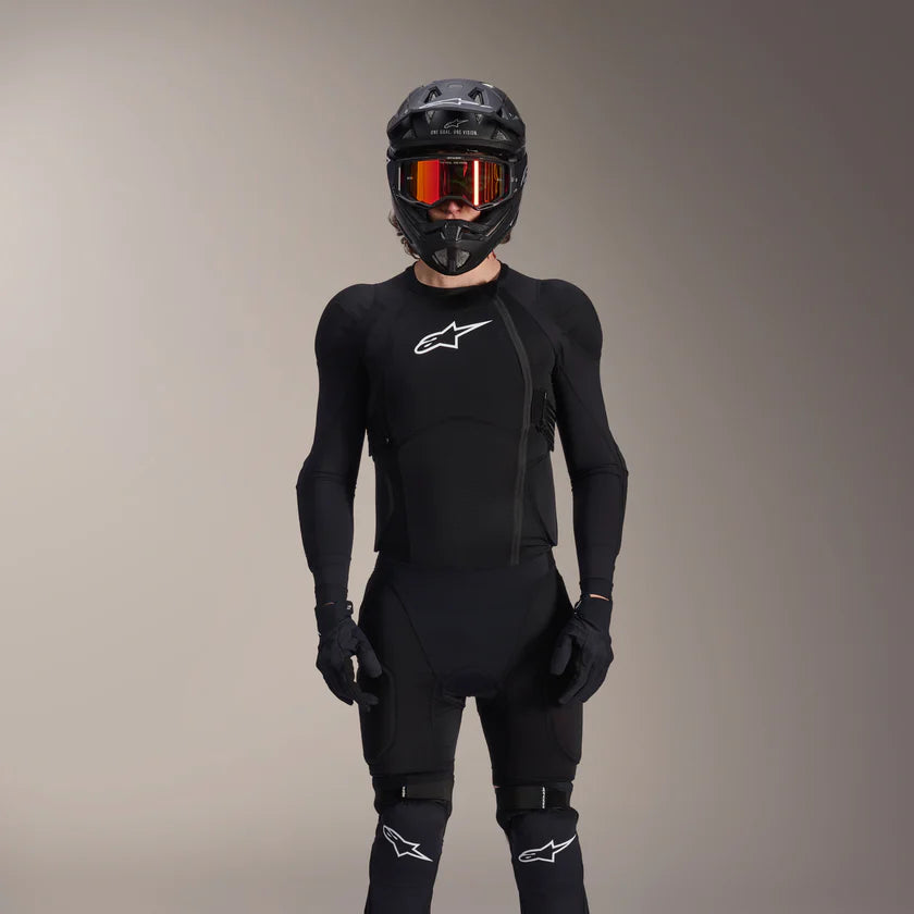 ALPINESTARS A-IMPACT PLASMA Μακρύ μανίκι μαύρο/λευκό προστατευτικό γιλέκο