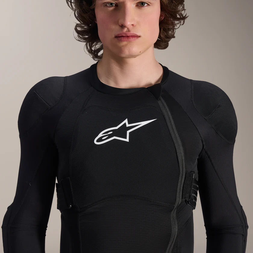 ALPINESTARS A-IMPACT PLASMA Μακρύ μανίκι μαύρο/λευκό προστατευτικό γιλέκο