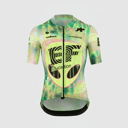 ASSOS MILLE GT EDUCATION FIRST GIRO Jersey Κοντομάνικο μαύρο/κίτρινο