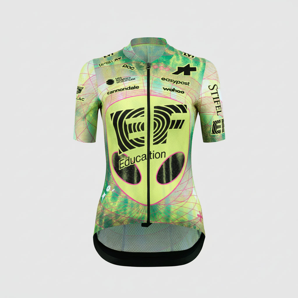 ASSOS UMA GT EDUCATION FIRST GIRO Jersey Κοντομάνικο μαύρο/κίτρινο