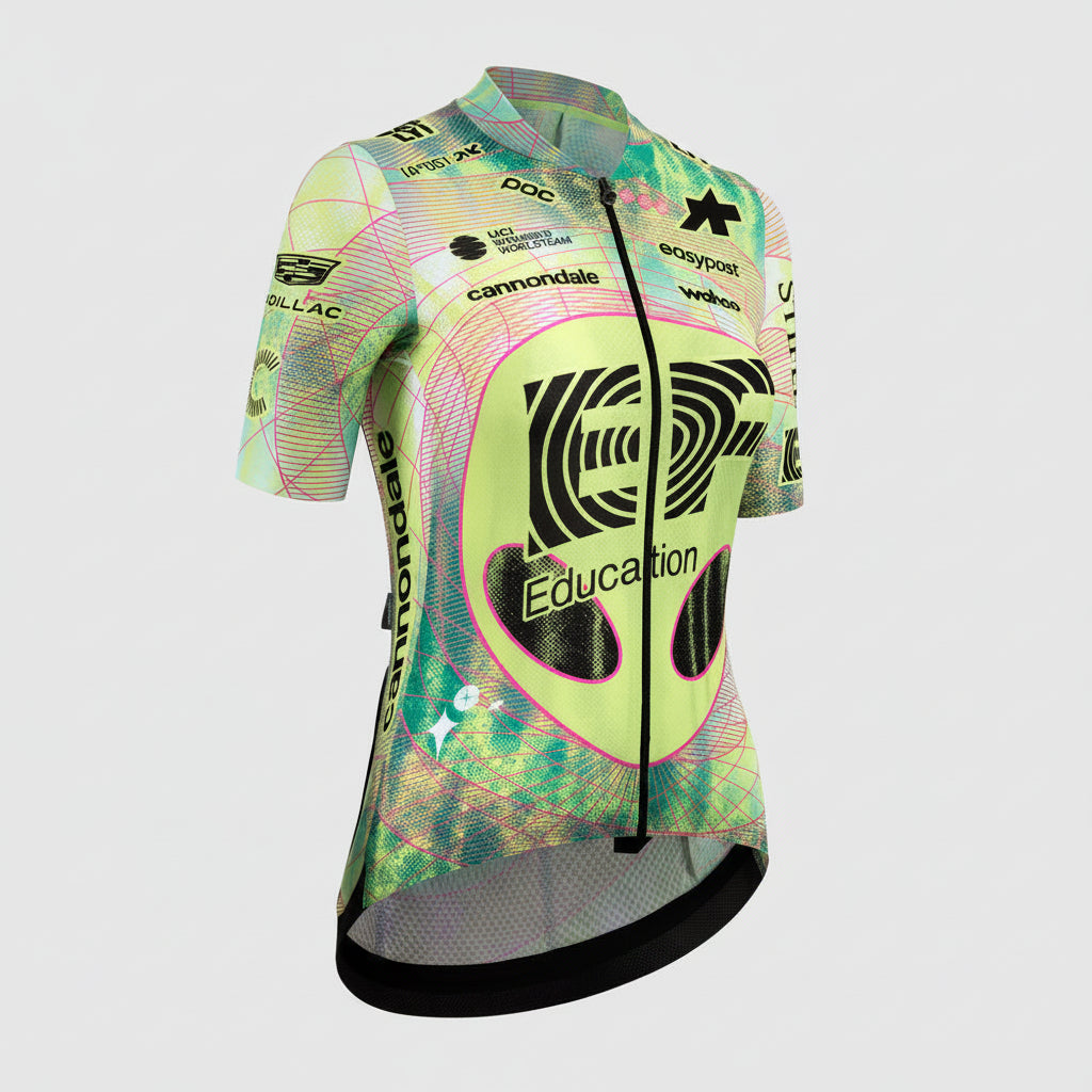 ASSOS UMA GT EDUCATION FIRST GIRO Jersey Κοντομάνικο μαύρο/κίτρινο