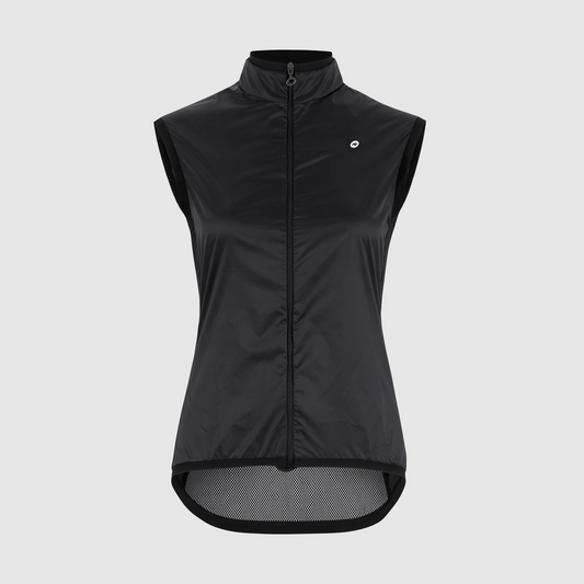 ASSOS UMA GT WIND C2 Γυναικείο αμάνικο μπουφάν μαύρο