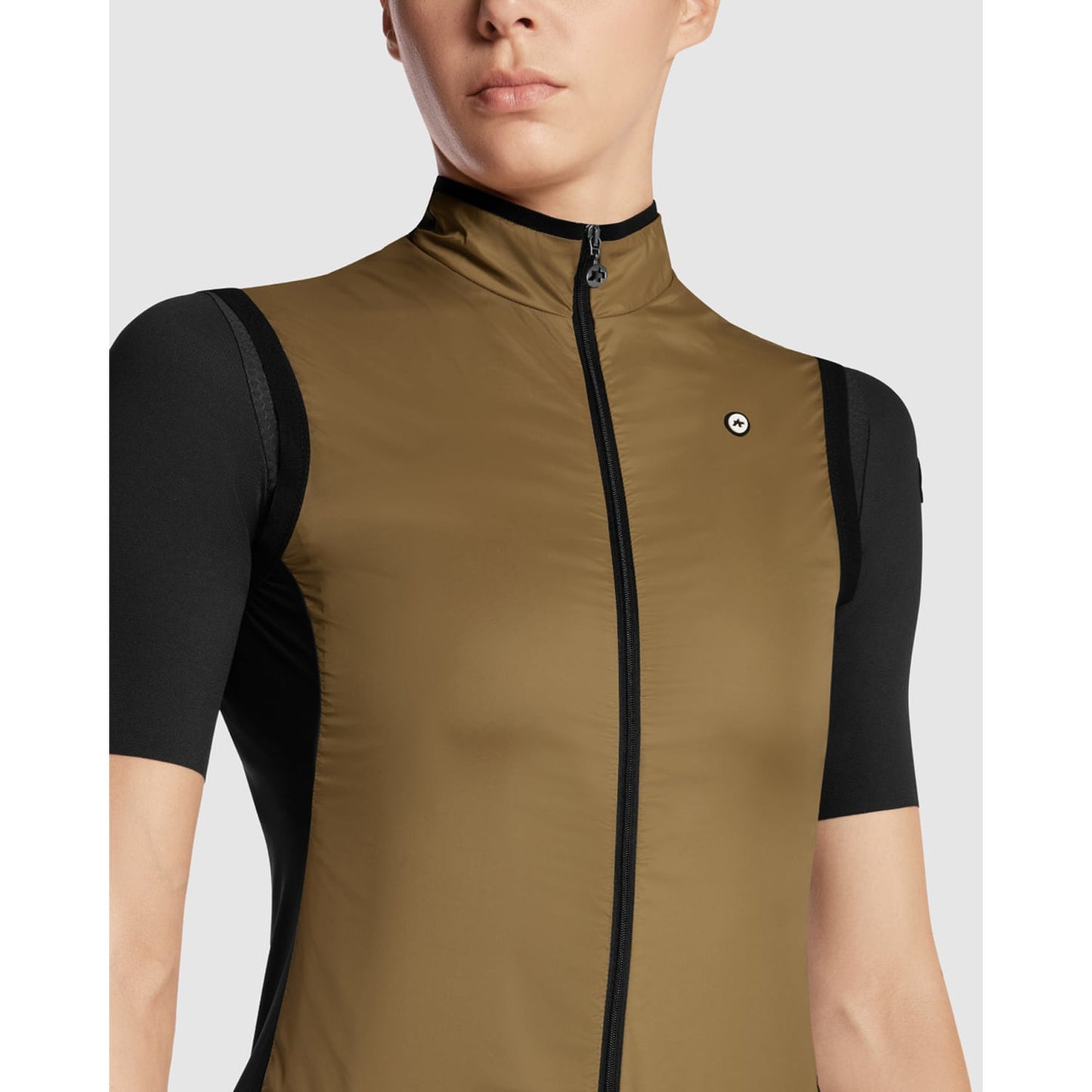 ASSOS UMA GT WIND C2 Γυναικείο καφέ αμάνικο μπουφάν χωρίς μανίκια