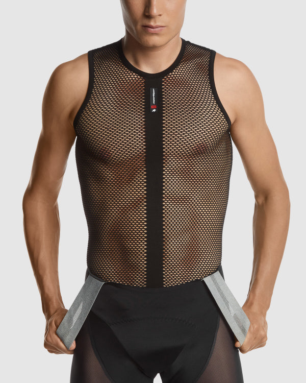 ASSOS SKIN LAYER SUPERLIGHT Sleeveless Technical Base Layer, Black