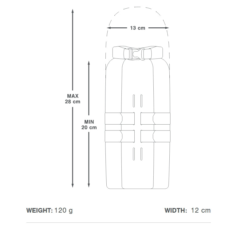 APIDURA EXPEDITION CARGO CAGE PACK 3 L τσάντα με πιρούνι Μαύρο