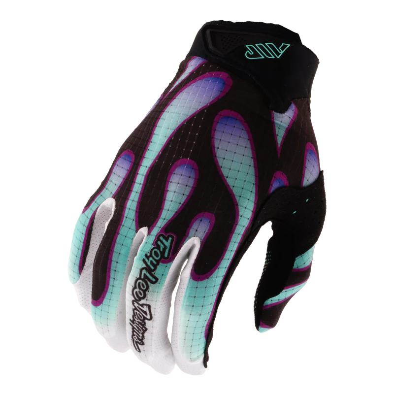 TROY LEE DESIGNS AIR OVERSPRAY Γάντια Junior Μαύρο/Γνήσιο Teal