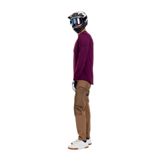 TROY LEE DESIGNS RUCKUS RIDE LOCKDOWN Μακρυμάνικο Jersey Sangria