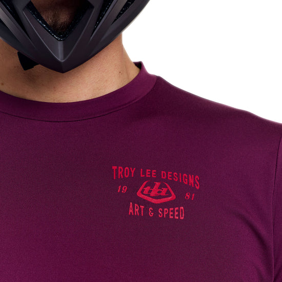 TROY LEE DESIGNS RUCKUS RIDE LOCKDOWN Μακρυμάνικο Jersey Sangria