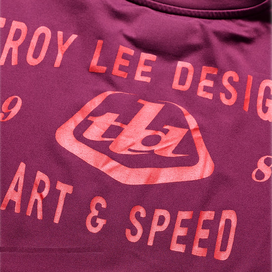 TROY LEE DESIGNS RUCKUS RIDE LOCKDOWN Μακρυμάνικο Jersey Sangria