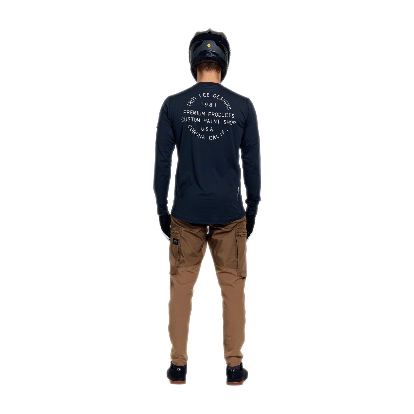 TROY LEE DESIGNS RUCKUS RIDE PRESSED Μακρυμάνικο Carbon Jersey με μακρύ μανίκι