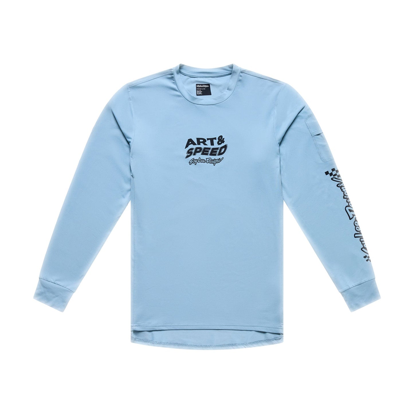 TROY LEE DESIGNS RUCKUS RIDE WAVES Jersey Μακρυμάνικο Μπλε