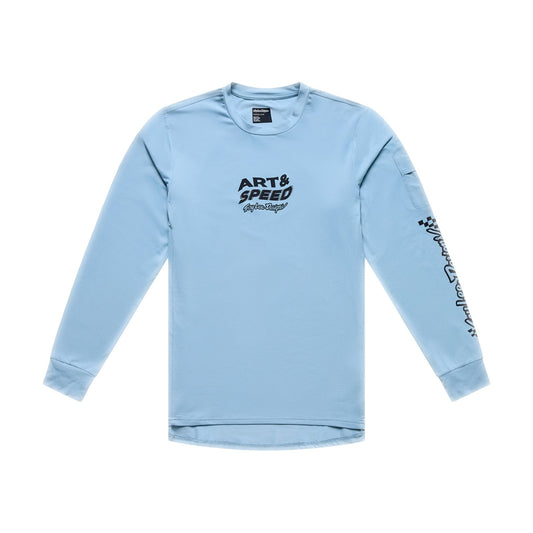TROY LEE DESIGNS RUCKUS RIDE WAVES Jersey Long Sleeve Blue