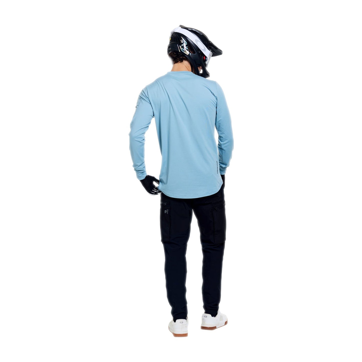 TROY LEE DESIGNS RUCKUS RIDE WAVES Jersey Μακρυμάνικο Μπλε