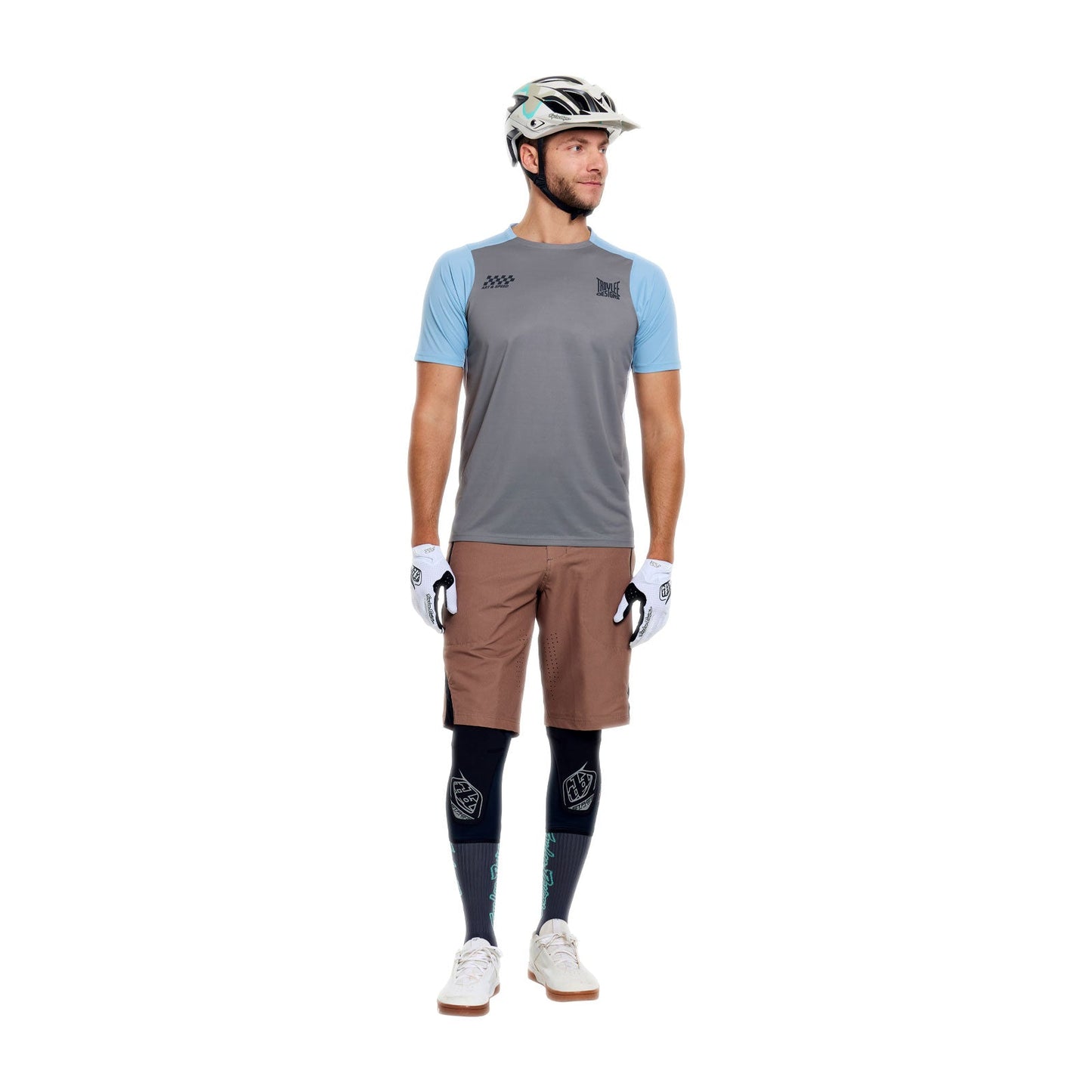 TROY LEE DESIGNS SKYLINE PRO FANGS ARMY Short Sleeve Jersey Khaki