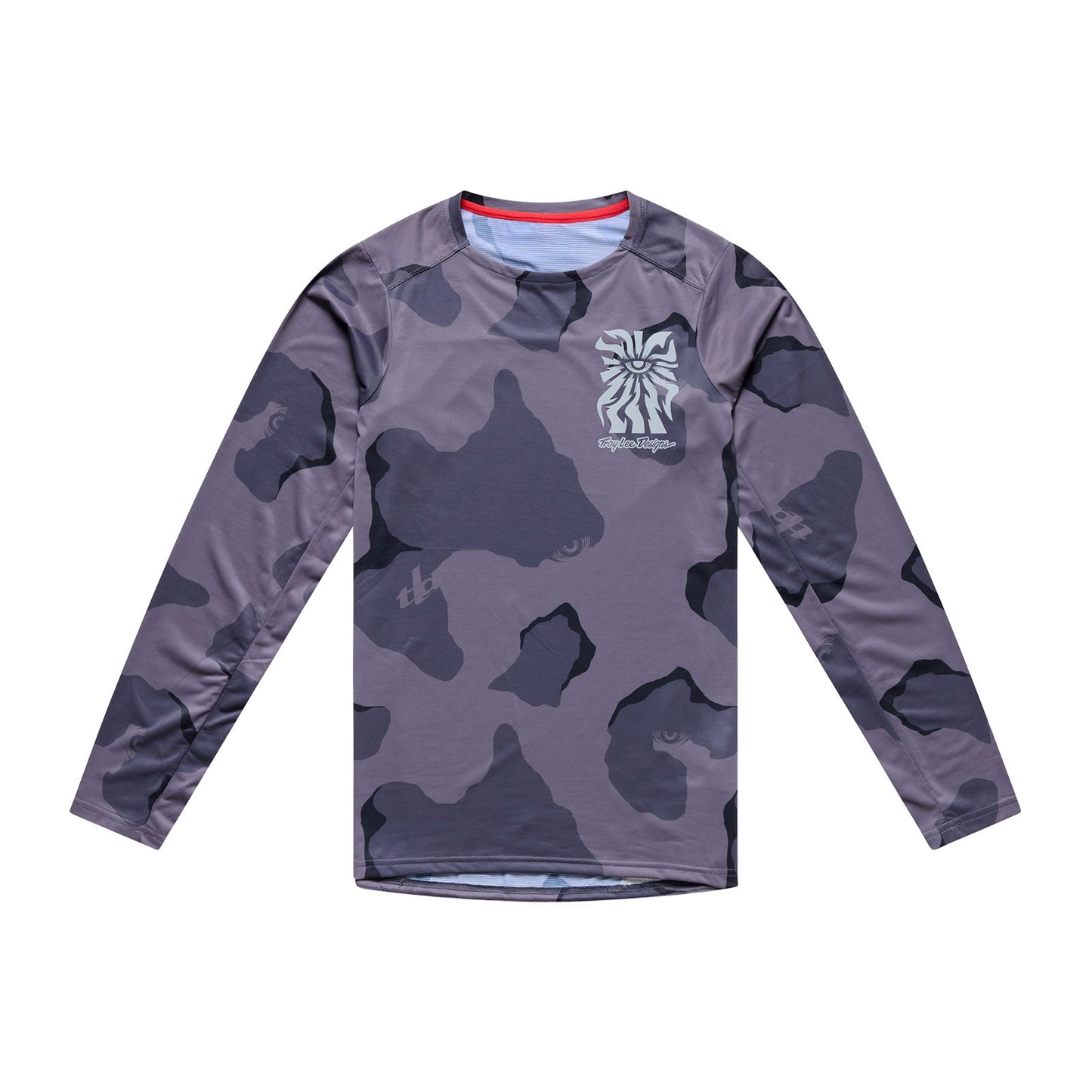 TROY LEE DESIGNS SKYLINE PRO FLOW CAMO Μακρυμάνικη φανέλα Carbon