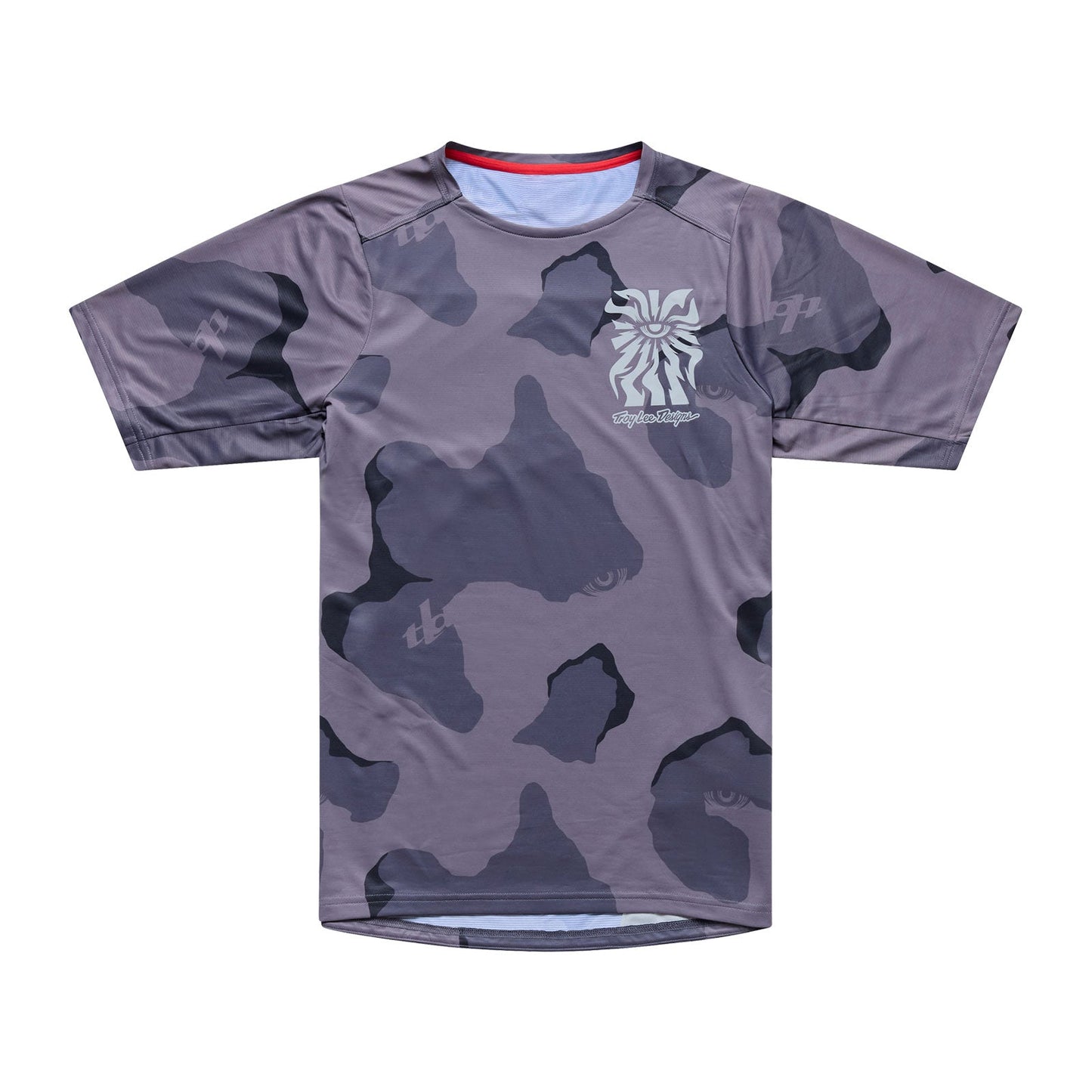 TROY LEE DESIGNS SKYLINE PRO FLOW CAMO Κοντομάνικο Jersey Carbon