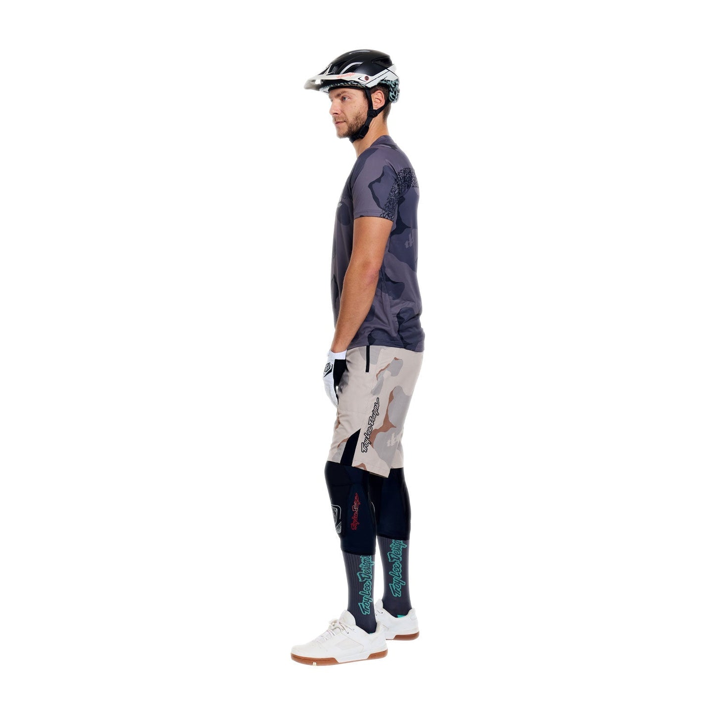 TROY LEE DESIGNS SKYLINE PRO FLOW CAMO Κοντομάνικο Jersey Carbon