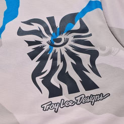 TROY LEE DESIGNS SKYLINE PRO FLOW CAMO Κοντομάνικο Jersey Pumice
