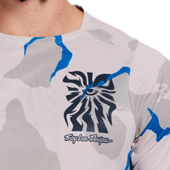 TROY LEE DESIGNS SKYLINE PRO FLOW CAMO Κοντομάνικο Jersey Pumice