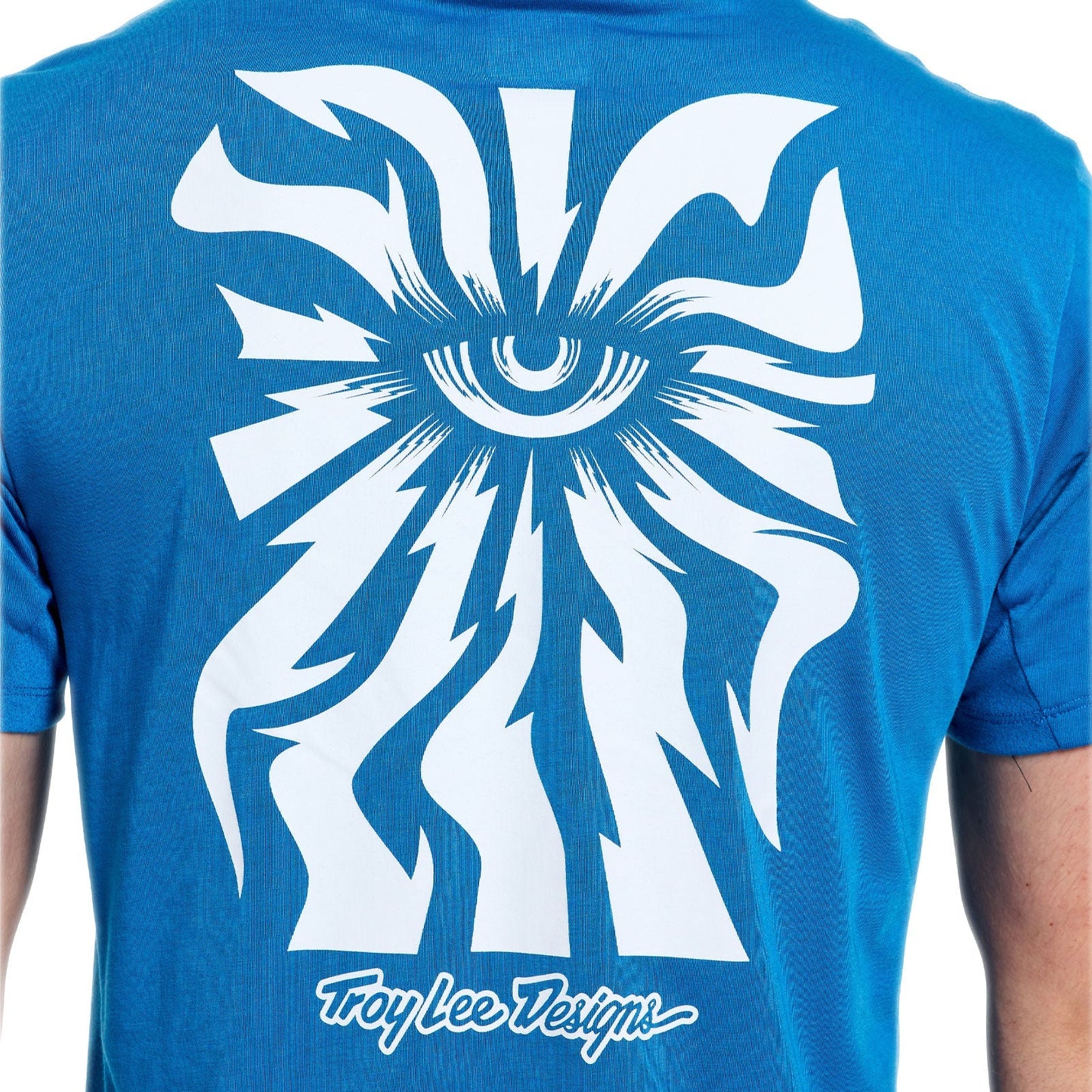 TROY LEE DESIGNS SKYLINE RIDE ONE EYE AERO Jersey Κοντομάνικο Μπλε