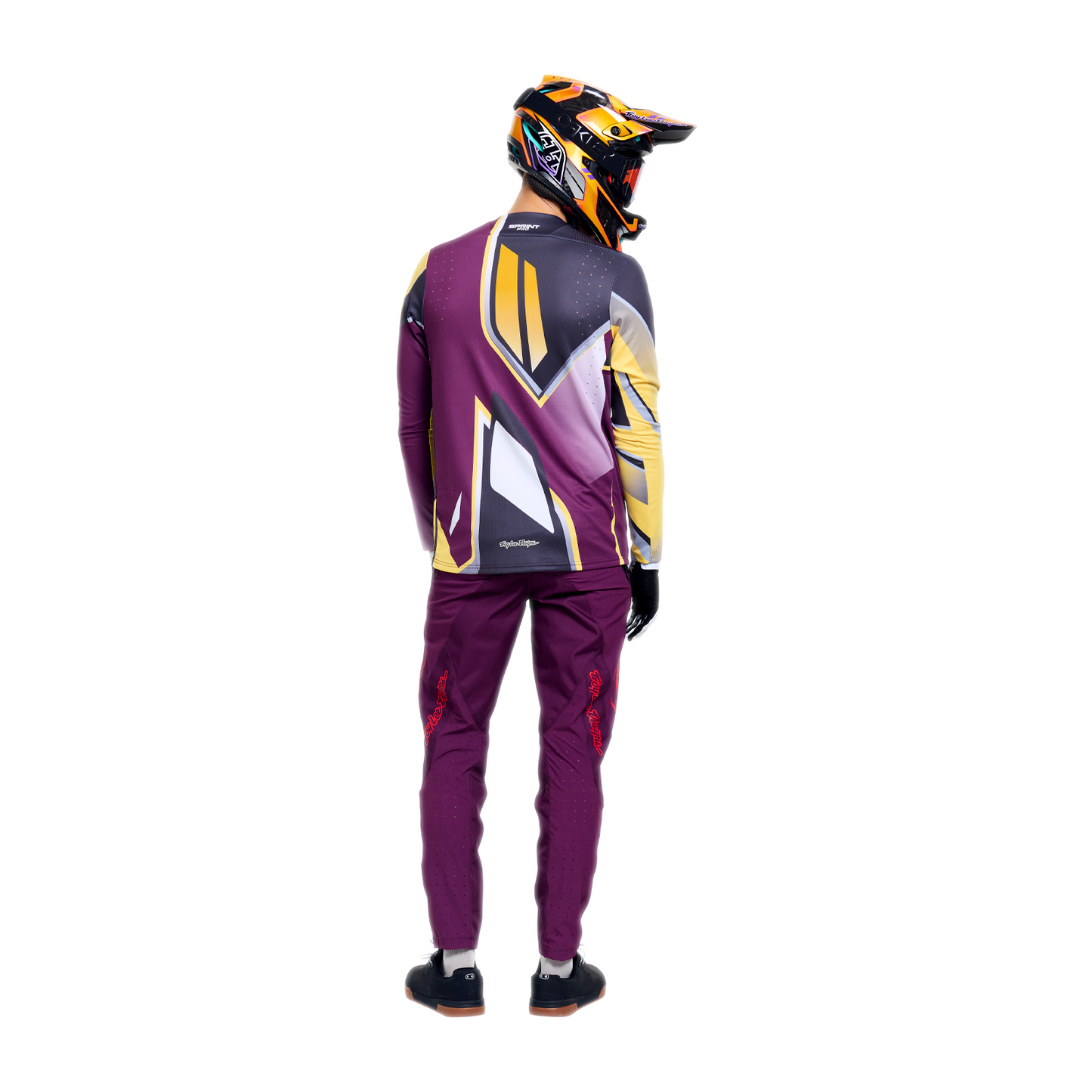 TROY LEE DESIGNS SPRINT PRO LOWRIDER Μακρυμάνικο Jersey Sangria