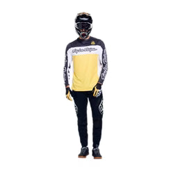 TROY LEE DESIGNS SPRINT PRO YO MOTO Long Sleeve Jersey Black/Yellow