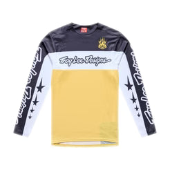TROY LEE DESIGNS SPRINT PRO YO MOTO Long Sleeve Jersey Black/Yellow