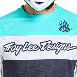 TROY LEE DESIGNS SPRINT PRO YO MOTO Μακρυμάνικο Jersey Μαύρο/Μπλε