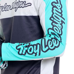 TROY LEE DESIGNS SPRINT PRO YO MOTO Μακρυμάνικο Jersey Μαύρο/Μπλε