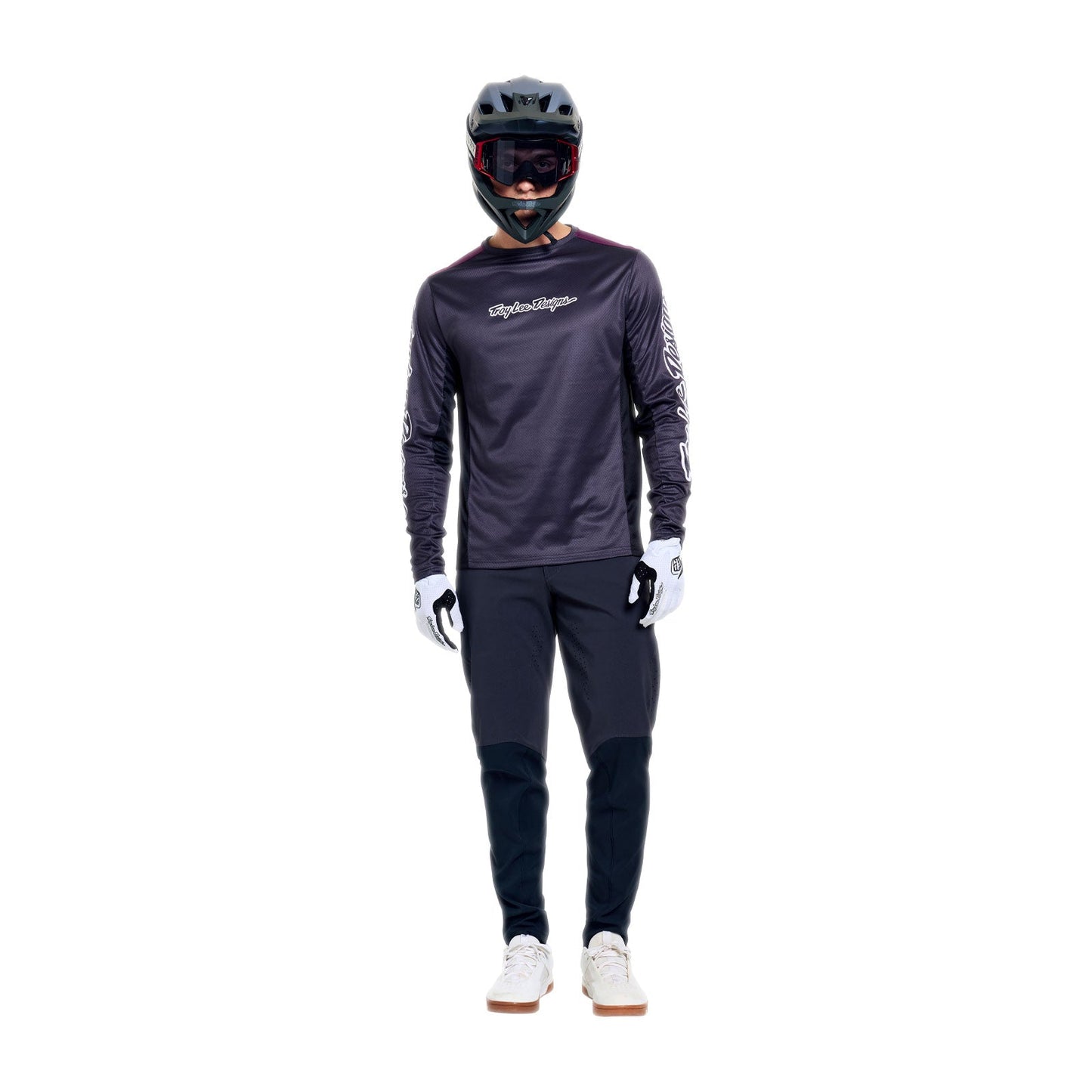 TROY LEE DESIGNS STAGE SIGNATURE Jersey μακρυμάνικο Carbon