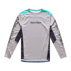 TROY LEE DESIGNS STAGE SIGNATURE Jersey Long Sleeve Light Grey