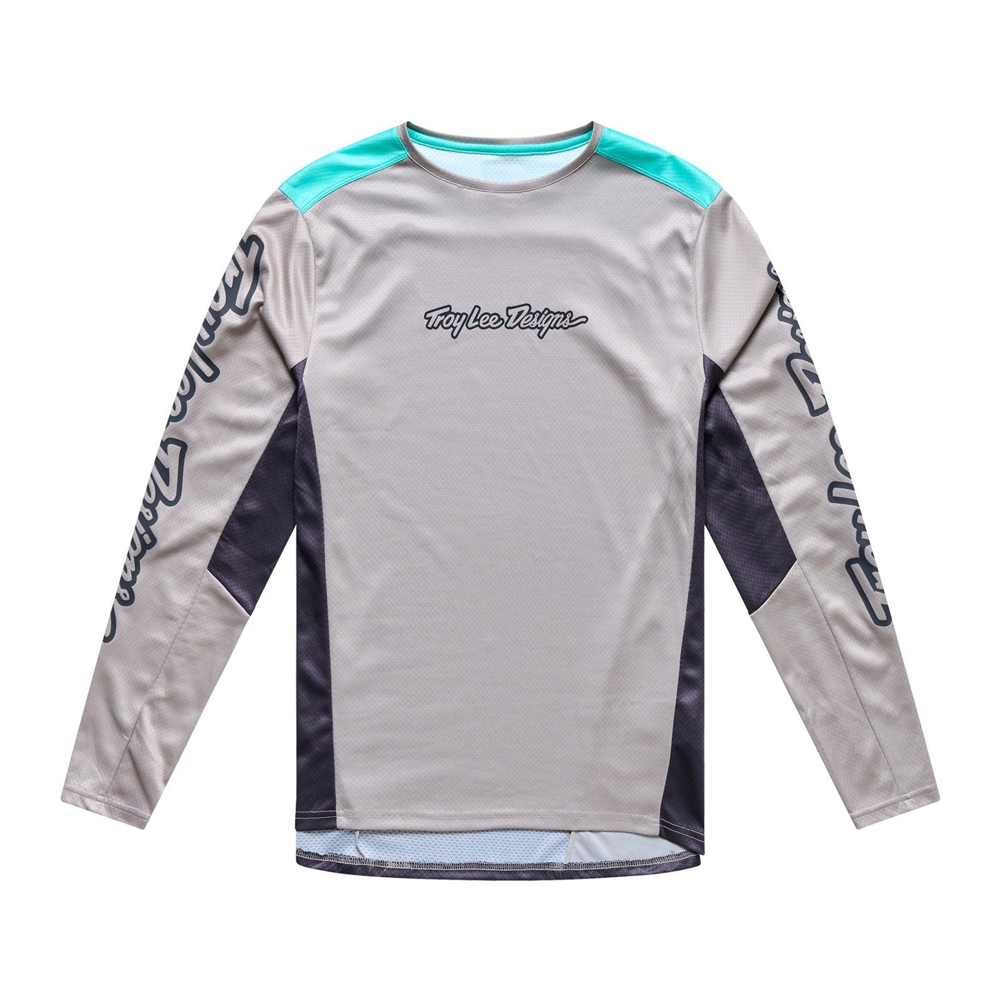 TROY LEE DESIGNS STAGE SIGNATURE Μακρυμάνικο Jersey Γκρι/Μπλε