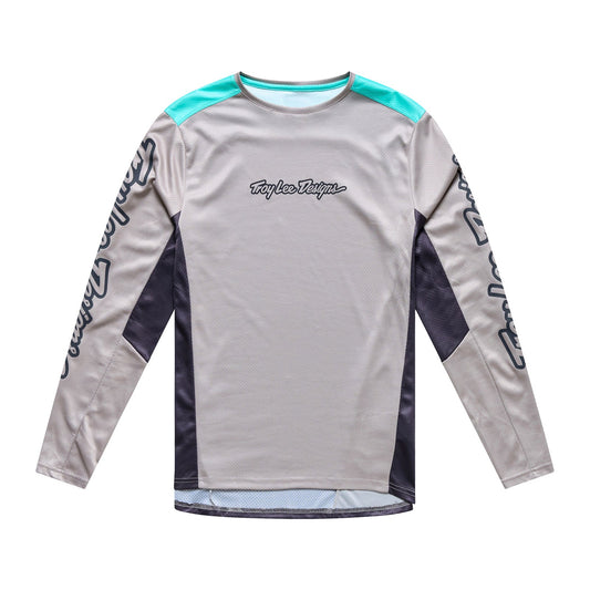 TROY LEE DESIGNS STAGE SIGNATURE Long Sleeve Jersey Grey/Blue