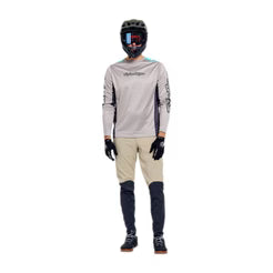 TROY LEE DESIGNS STAGE SIGNATURE Jersey Long Sleeve Light Grey